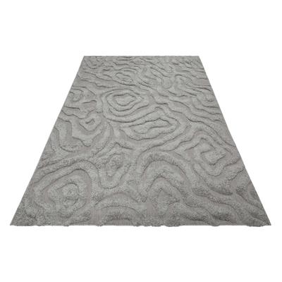 Outdoorteppich ESPRIT "Soul Jack, ESP-54230", grau, B:120cm H:4mm L:170cm, Polypropylen (PP), Teppiche, Outdoorteppich, Hoch-Tief-Effekt, florale Struktur, modern, robust, Terrasse, Küche