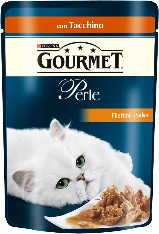 Purina GOURMET PERLE FILETTINI IN SALSA C/TACCHINO 85GR