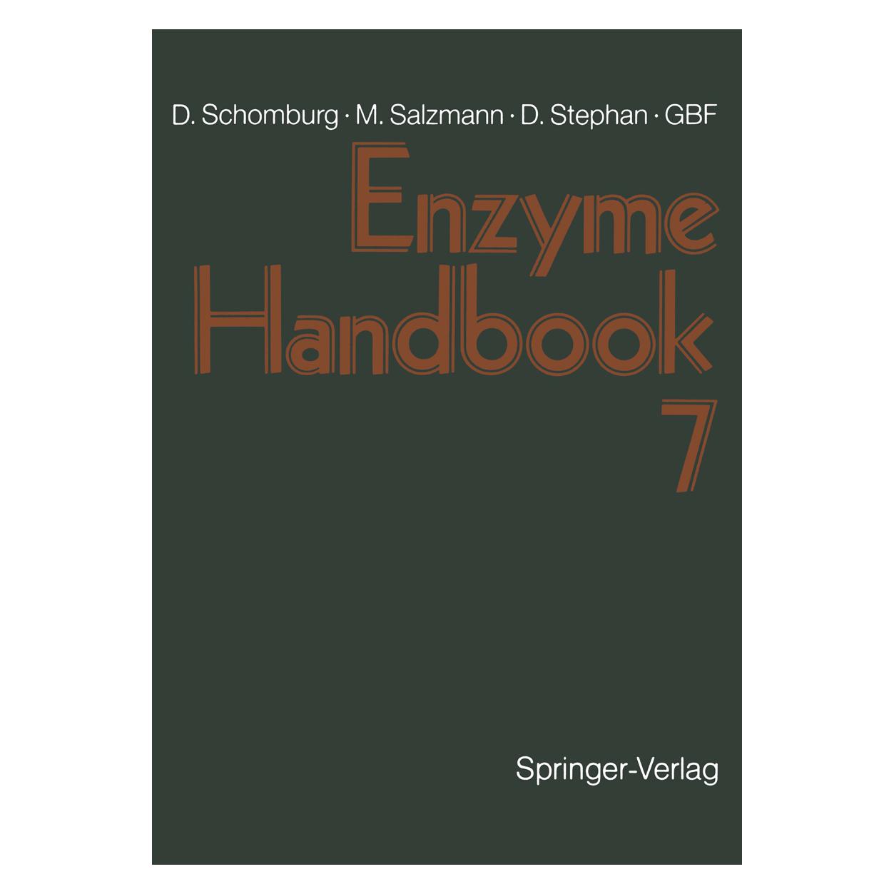 Springer Enzyme Handbook 7 (Englisch, Softcover, Dietmar Schomburg, Dörte Stephan, Margit Salzmann) (55517722)