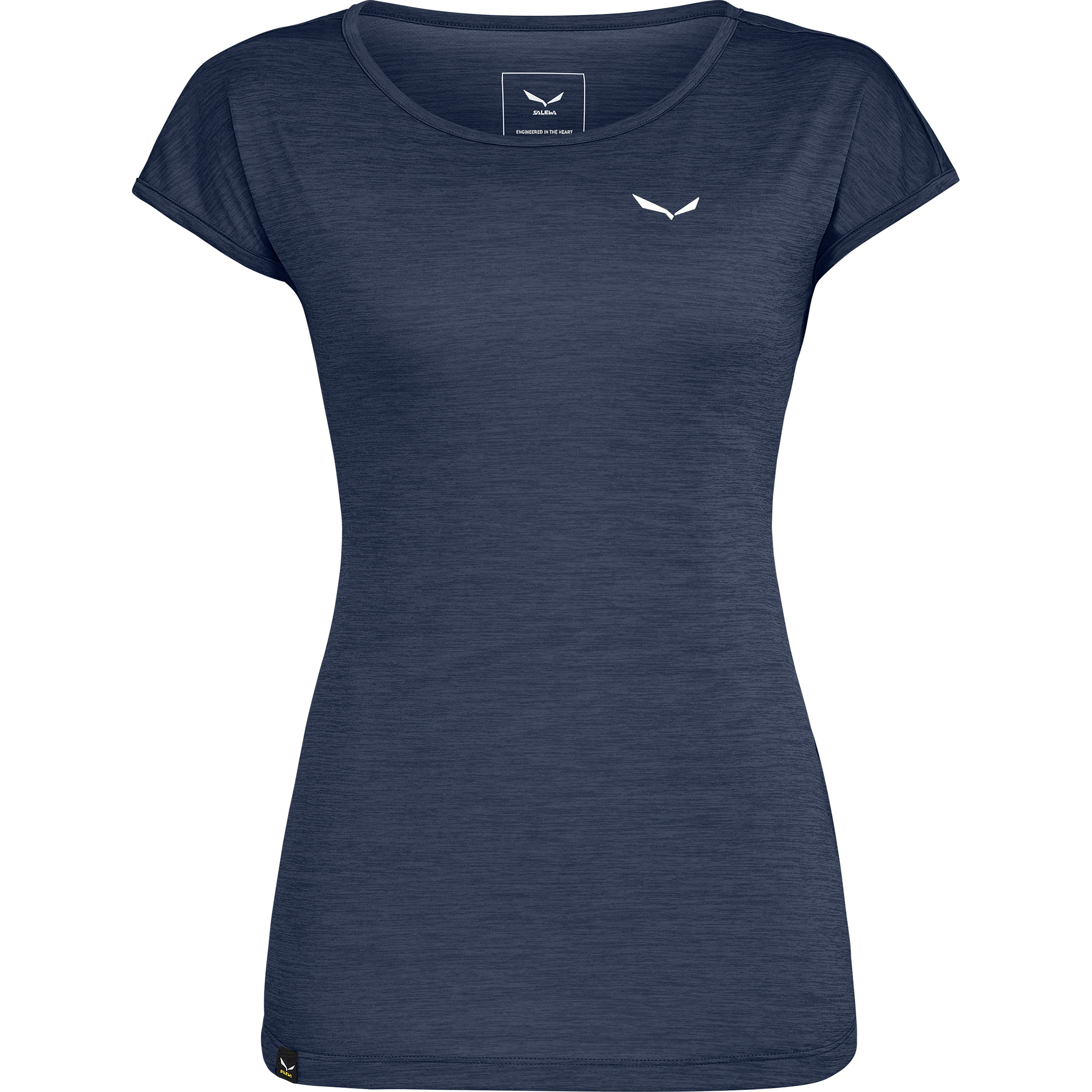 Salewa Puez Melange Dry Damen T-Shirts blau Größe XXS Trekking Widerstandsfähig