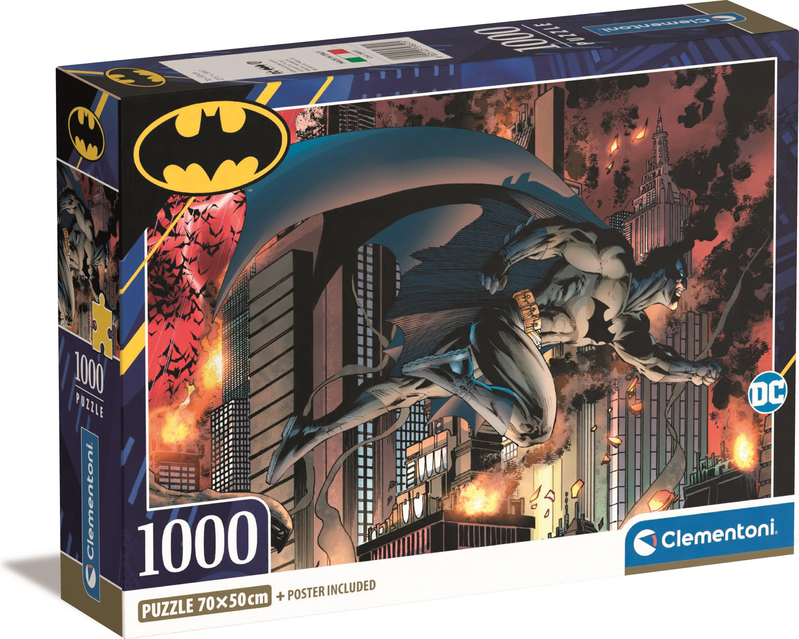 Clementoni DC Comics Puzzel met 1000 stukjes voor volwassenen