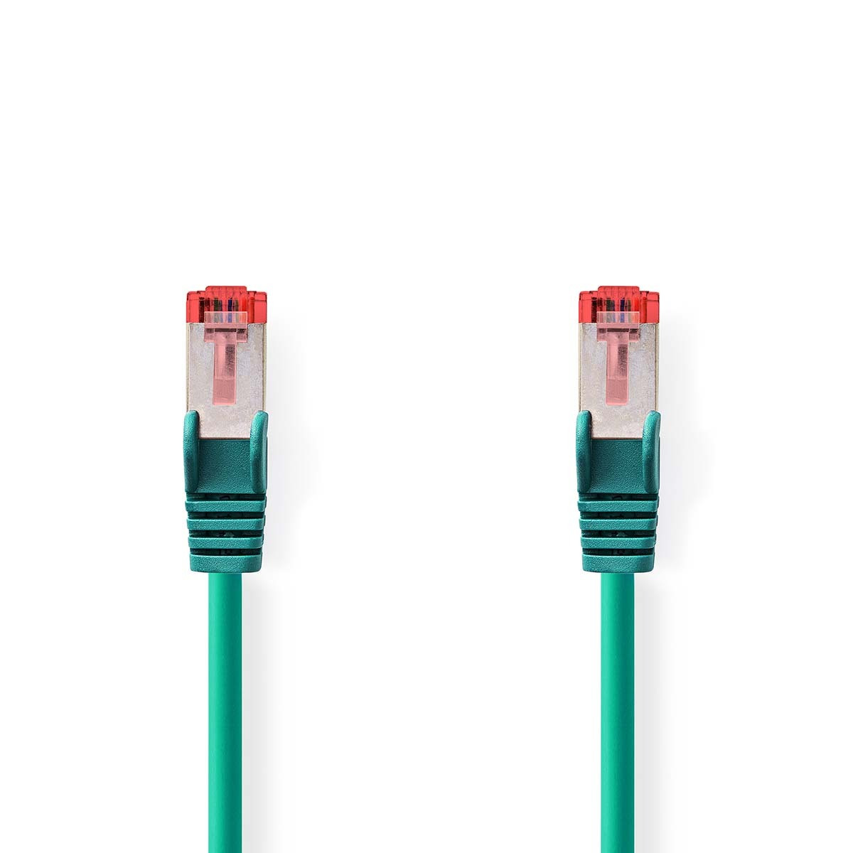Nedis CCGP85221GN200 Cat6 S-FTP SF/UTP Netwerkkabel met RJ-45 connectoren, 20 meter, Groen