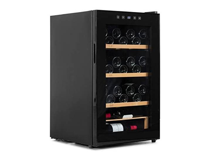 Weinkühlschrank für 48 Flaschen, Schwarz, CHR Pro – Vinobox – 126 Glasscheiben