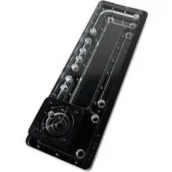Stealkey Customs SK-UNI 360D Distroplate D-RGB Black Edition, Wasserkühlung Ausgleichsbehälter