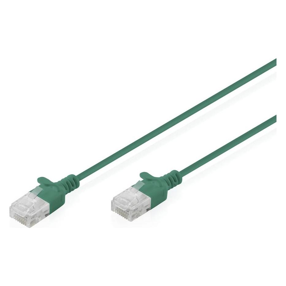 Digitus CAT 6 U-UTP Slim Patchkabel, 5 m, Grün (U/UTP, CAT6, 5 m) (DK-1618-050S-G)