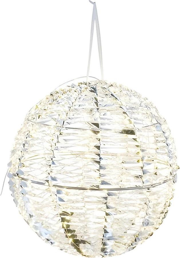 Gehlmann Verlichte Bol Zilver met 300 LED accenten