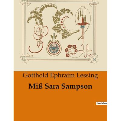 Miß Sara Sampson, Taschenbuch von Gotthold Ephraim Lessing, Culturea, 978-2-38508-450-9
