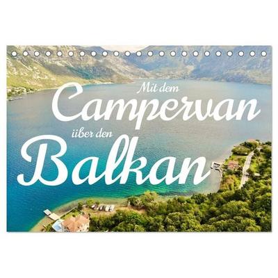 Mit dem Campervan über den Balkan (Tischkalender 2027 DIN A5 quer), CALVENDO Monatskalender