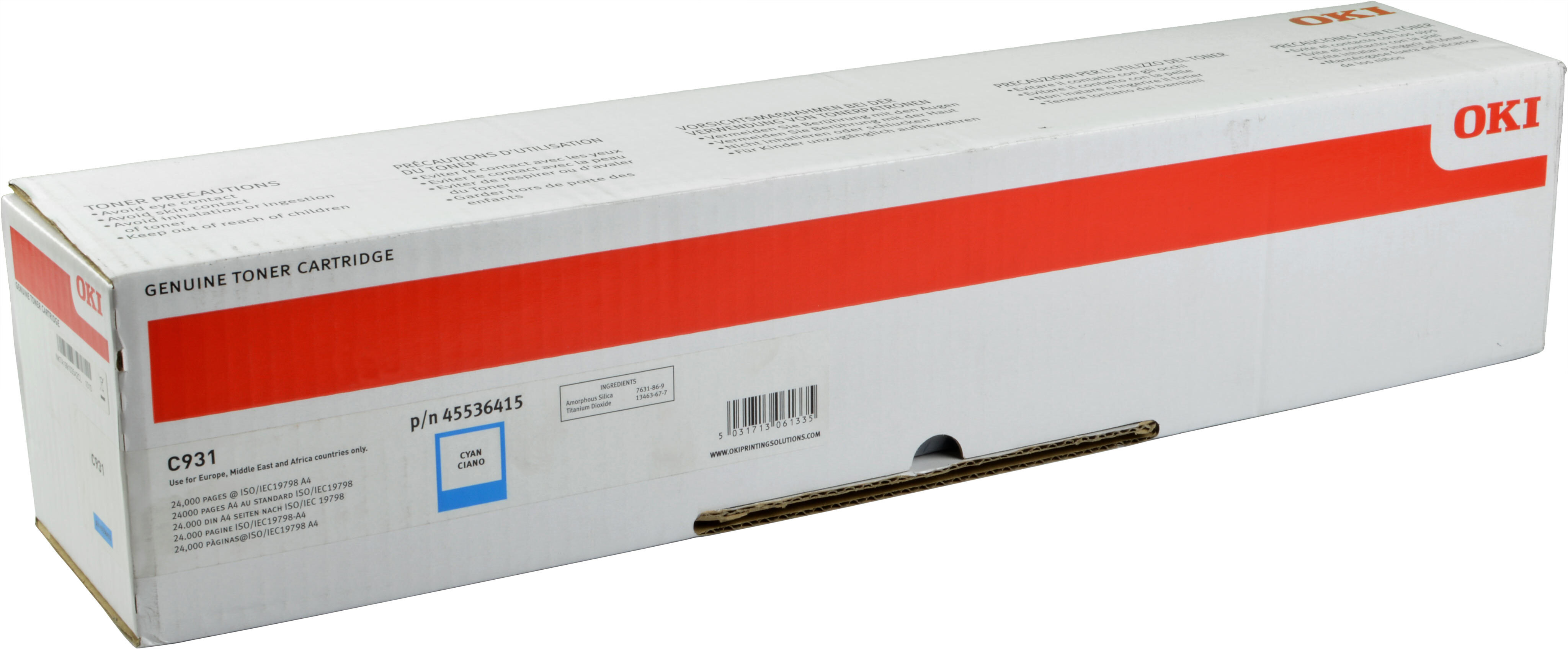 OKI 45536415, 24000 Seiten, Cyan, 1 Stück(e)