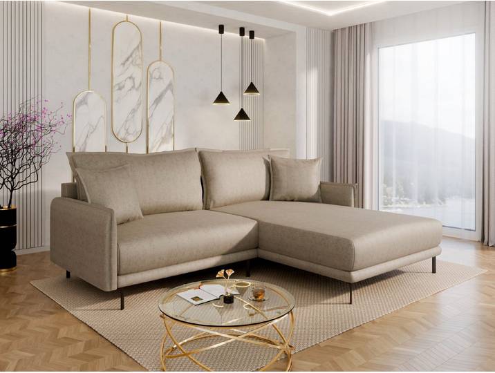 Homesy Ecksofa Ecksofa Selva – modernes Design trifft auf höchsten Komfort