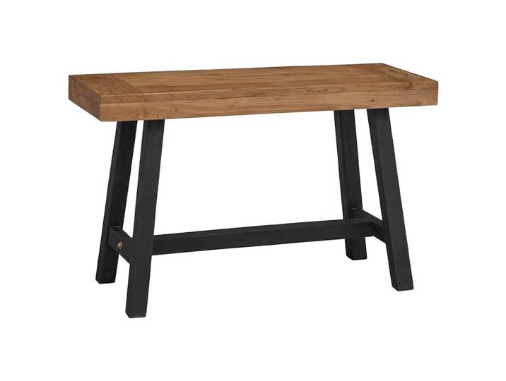 vidaXL Bank 110 cm Massivholz Teak