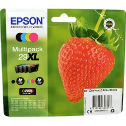 4 Epson Tinten C13T299640 Multipack KCMY 29XL