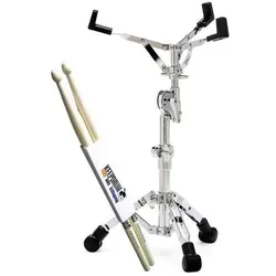 Sonor SS-4000 Snareständer mit Drumsticks, Schlagzeug Zubehör, Silber