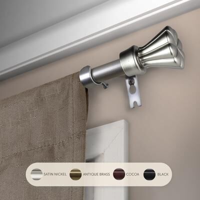 InStyleDesign Drais Curtain Rod 5/8-inch dia.