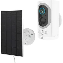 Nedis Überwachungskamera & Solarpanel (2304 x 1296 Pixels), Netzwerkkamera, Weiss