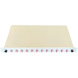 Paschke Spleissbox/Patchpanel 48,30cm (19") 12x LCd OM4 PINK 443305-12SA, Server Zubehör, Pink