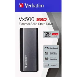 Verbatim SSD Extern 120GB USB3.1 47441