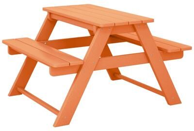 Polytrends Laguna Kids Outdoor Poly Picnic Table