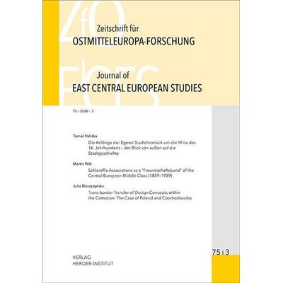 Zeitschrift für Ostmitteleuropa-Forschung (ZfO) 75/3 / Journal of East Central European Studies (JECES) 75/3, Taschenbuch von , Verlag