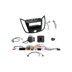 ACV Radioblende 2-DIN Radioanschlusskit mit Fach und Lenkradfernbedienung For...