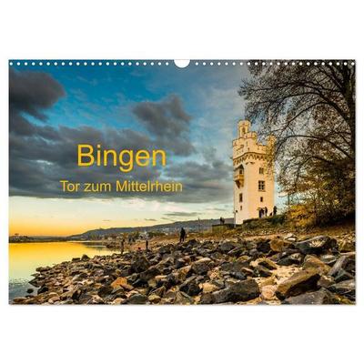 Bingen - Tor zum Mittelrhein (Wandkalender 2027 DIN A3 quer), CALVENDO Monatskalender