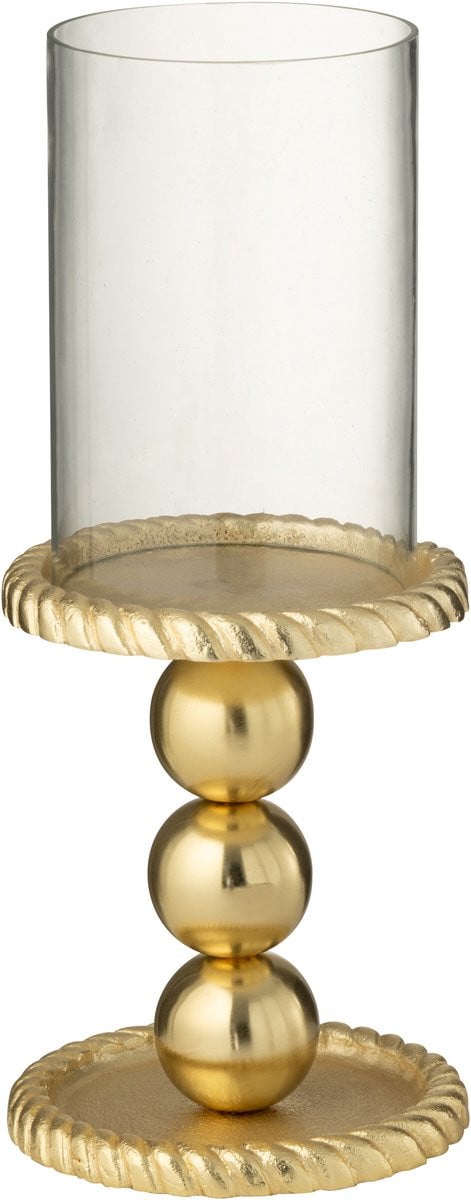 J-Line kandelaar aluminium goud small