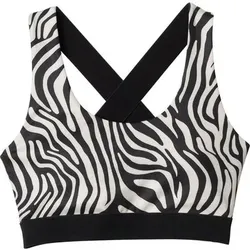 DELICATELOVE Damen Top SHARIVA CLASSIC ZEBRA, Größe XS in Schwarz Schwarz