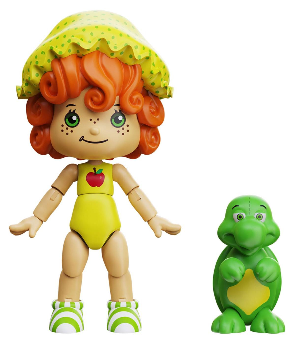 Boss Fight Studio Emily Erdbeer actiefiguur met appelgebakje, thee en schildpad
