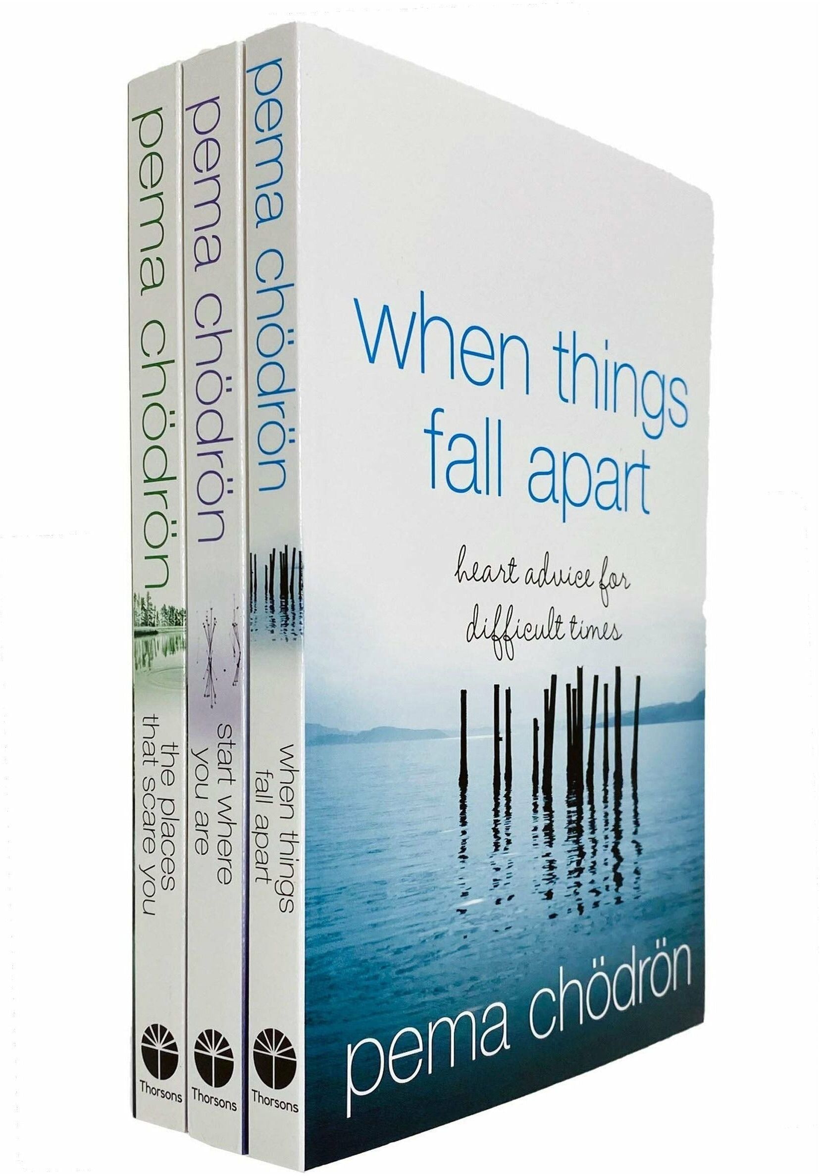 HARPERCOLLINS Pema Chodron 3 Books Collection Set (When Things Fall Apart, Start Where You Are & The Places That Scare You)