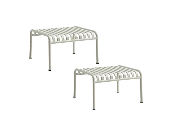 HAY - Palissade Ottoman, hellgrau (2er-Set)