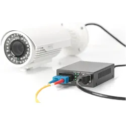 Digitus PoE Media Converter Singlemode 10/100/1000Base-T to 1000Base-LX Incl. PSU 30W SC connector Up to... (Media Konverter), Zubehör Netzwerk