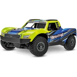 Traxxas MINI-Slash BL-2S 4x4 gelb 1/16 Short Course RTR Brushless, HD-Teile, mit 2S Lipo/Lader (RTR Ready-to-Run)