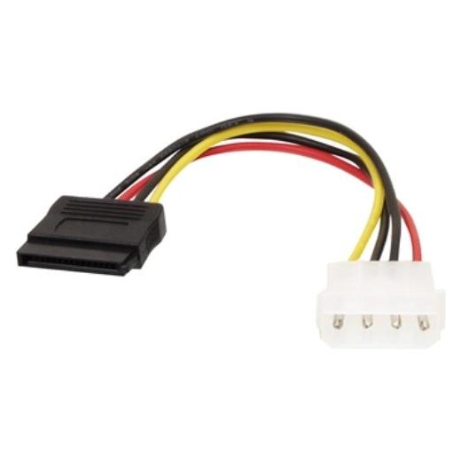 Valueline Napájecí kabel Molex - SATA / Napájecí kabel / 0,15 m (15 cm, SATA) (CABLE-259)