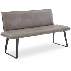 Sitzbank SOLO (BHT 160x92x67 cm) - Bezug: Leder - BHT 160x92x67 cm