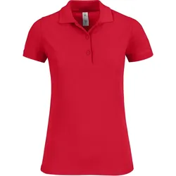 B&C Damen Piqué Polo Safran Timeless PW457 red S