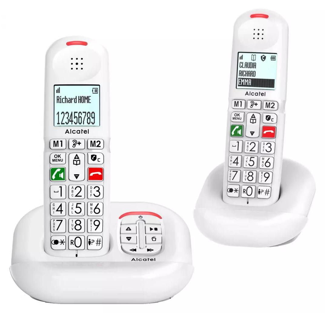 Alcatel XL685VOICEDUOBLANC Draadloze DECT telefoonset, Wit
