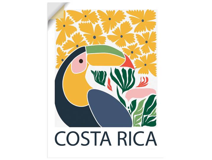 Wandbild ARTLAND Costa Rica , bunt (farbe bild(er): farbig), B:60cm H:80cm, Bilder, Wandbild, als Alubild, Leinwandbild, Poster, Wandaufkleber in verschied. Grössen