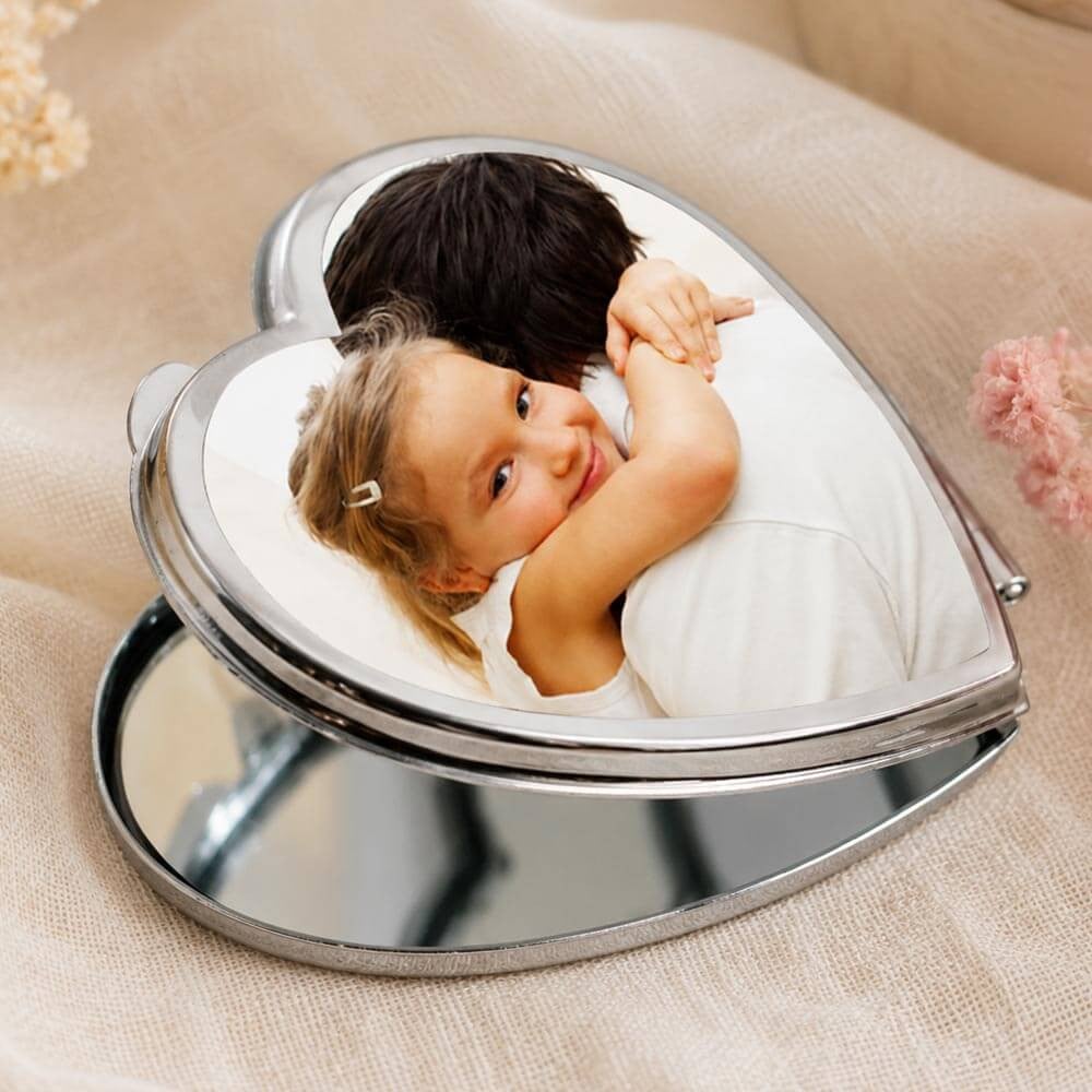 Ocadeau Miroir coeur personnalisé