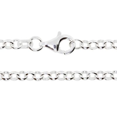 Silberkette OSTSEE-SCHMUCK "Ostsee-Schmuck Kette Erbs 3,0 mm Kette Erbs 3,0 mm" Gr. 50, silber, Halsketten, Damen, 50cm, Silber 925 (Sterlingsilber), L: 42, Silberkette