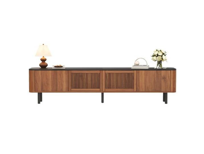 Meuble TV moderne support TV 190 x 35 x 45 cm panneau TV meuble TV bas. Design unique Meuble salon