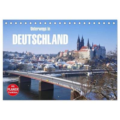 Unterwegs in Deutschland (Tischkalender 2027 DIN A5 quer), CALVENDO Monatskalender