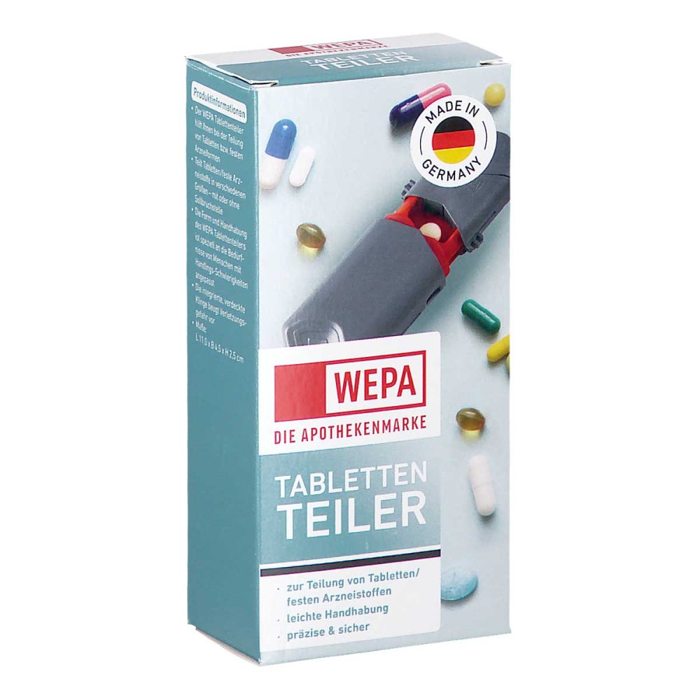 WEPA Apothekenbedarf GmbH & Co KG Wepa Tablettenteiler Farbig Sortiert 18878157