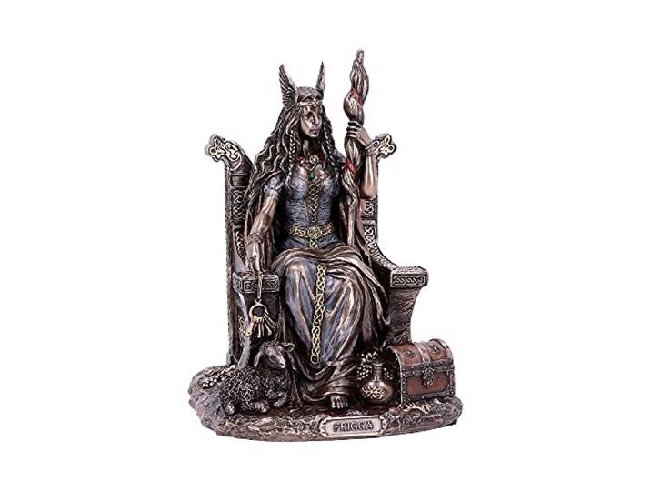 Nemesis Now Frigga Godin van Wijsheid 19cm, Hars, Brons