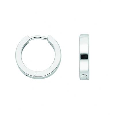 Paar Creolen ADELIA´S "Damen Silberschmuck", silber, Ohrringe, Damen, Damen, Silber 925 (Sterlingsilber), 925 Sterling Silber Silberschmuck für Damen