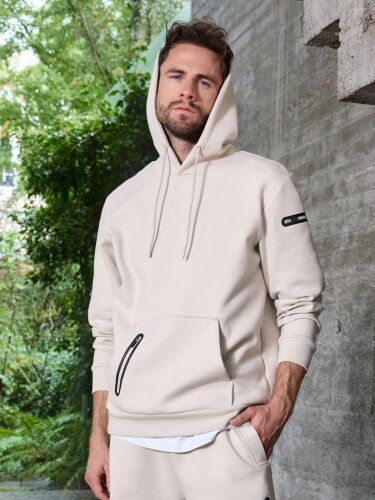 Felpa con cappuccio interlock uomo Personalizzate o neutre James & Nicholson