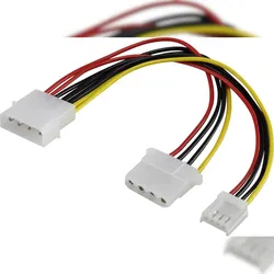 Renkforce Strom Verlängerungskabel [1x IDE-Strom-Stecker 4pol. - 1x IDE-Strom-Buchse 4pol RF-4166421