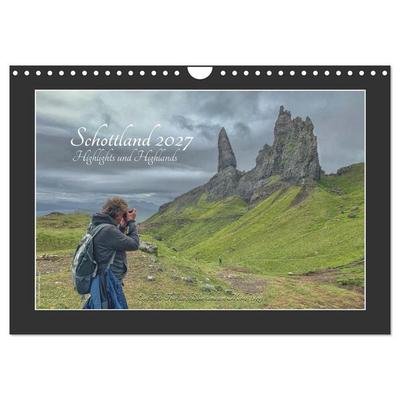 Schottland 2027 Highlights und Highlands (Wandkalender 2027 DIN A4 quer), CALVENDO Monatskalender