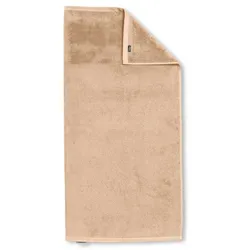 Vossen Duschtuch Vegan Life 67 x 140 cm Baumwolle Beige
