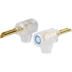 TRU COMPONENTS Bananenstecker Stecker, gewinkelt Stift-Ø: 4 mm Schwarz 1 St. 1582252