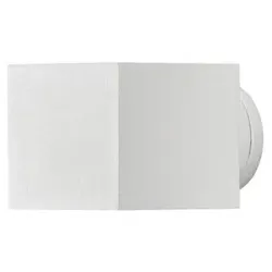 Halogenspot Modena weiss, quadrat, klares Glas